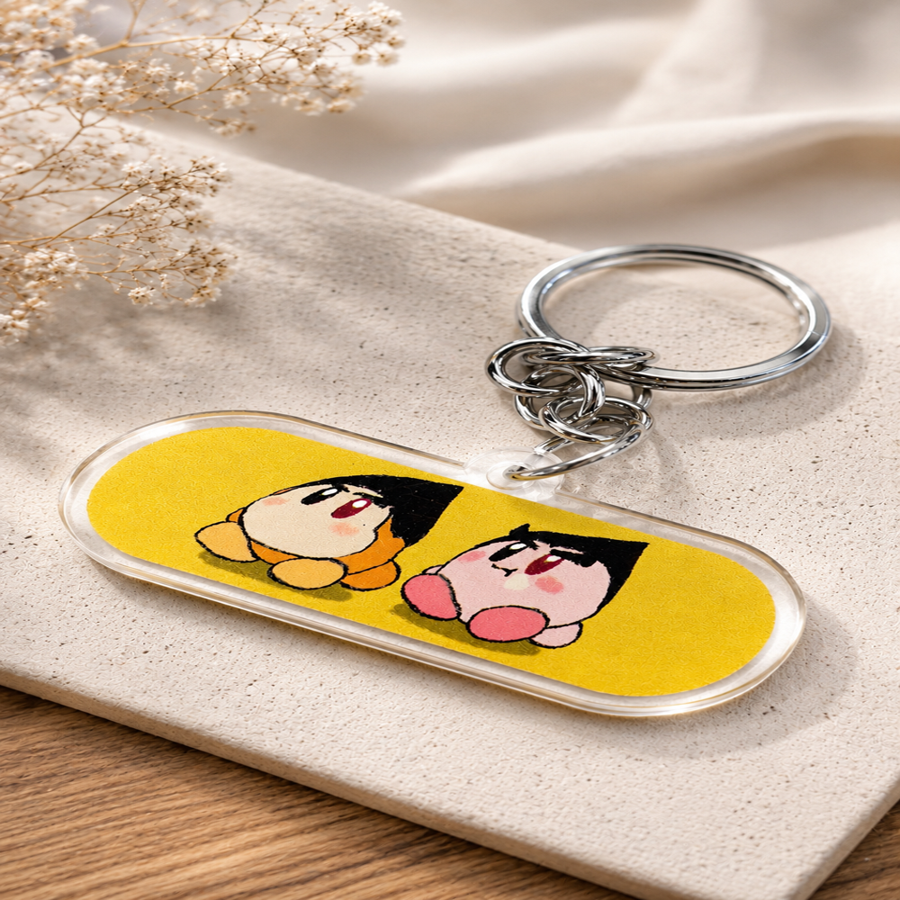 Customized Keychain - Diameter: Key Ring Diameter: 2.8 Cm (Approx.) Millimeter (Mm)