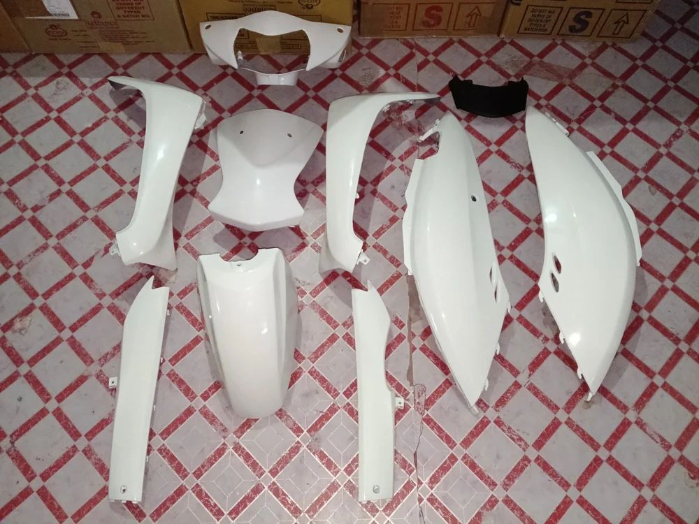 Red Black Color Honda Activa I Full Body Kit