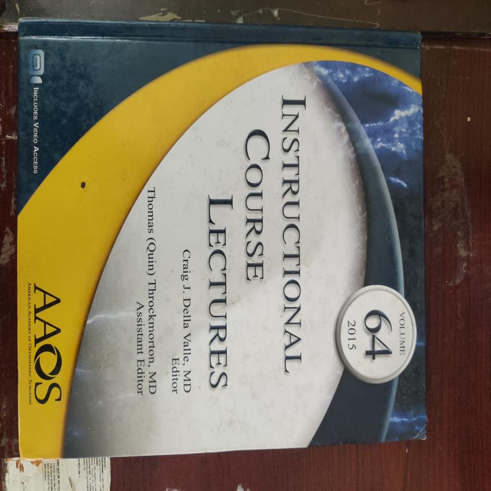 Instructional Course Lectures
