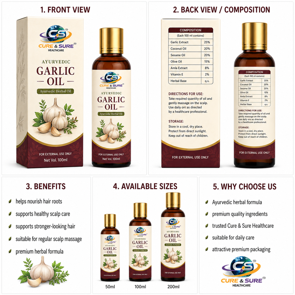 Ayurvedic Garlic Oil Third Party Manufacturing