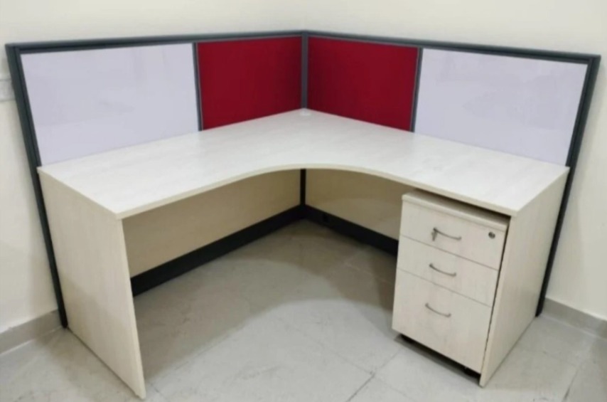 L Shaped Modular Office Workstation