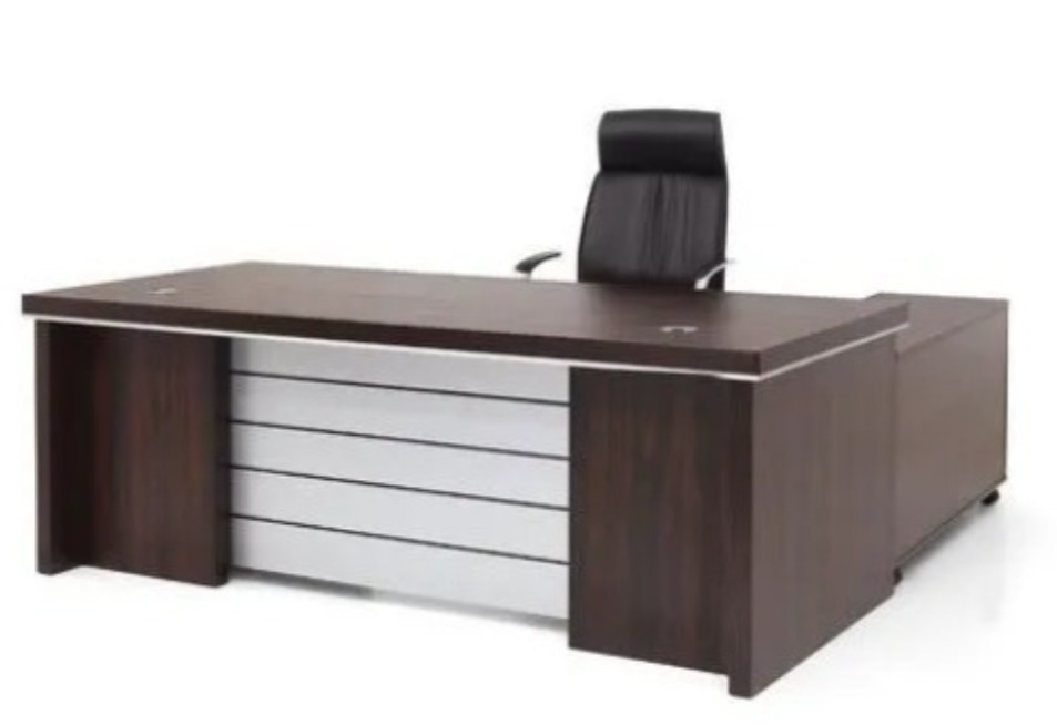 Wooden L Shape Managing Director Table