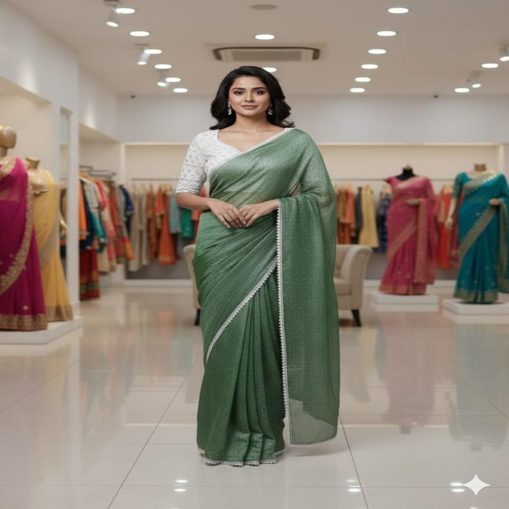Women's Jimmy Choo Heavy & Premium Saree