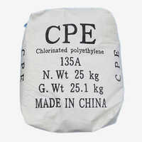 Chlorinated Polyethylene-cpe 135a - White Powder, 25 Kg Bag, Industrial Grade | Flame Retardant, Weather Resistant, Flexible Polymer