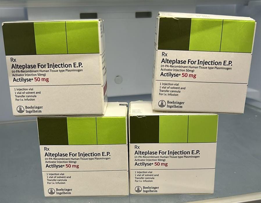 Actilyse Alteplase Injection