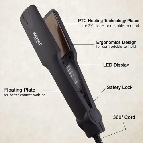 Kemei Original KM-329 Hair Straightener