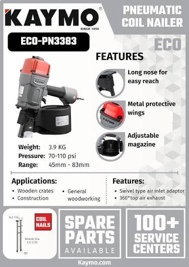 Kaymo ECO-PN3383 Air Coil Naile