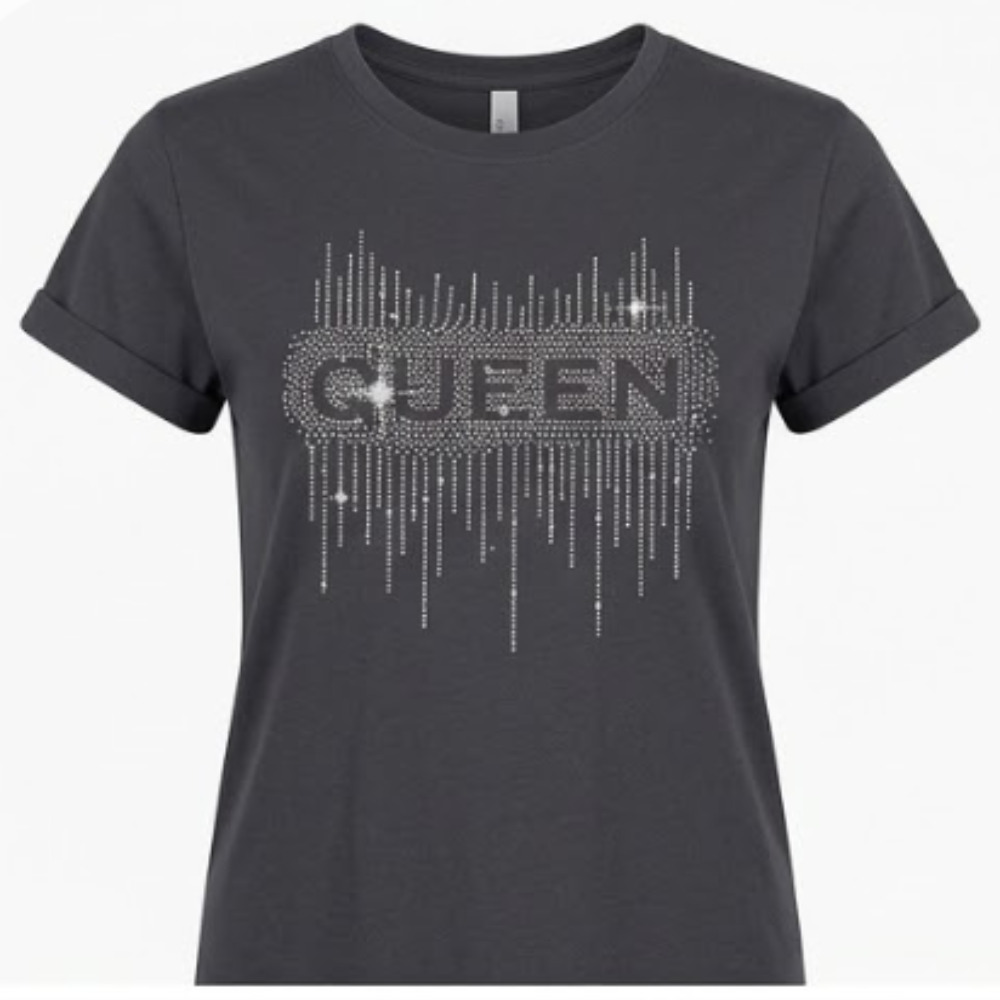 Rhinestone Queen Stone T-shirt