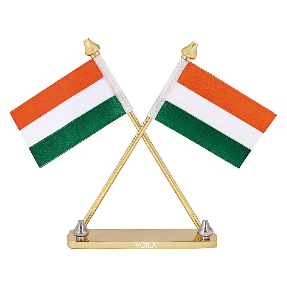 Metal Indian Flags
