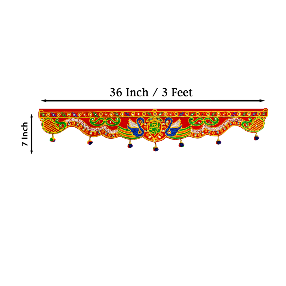 KRISHNA HANDLOOM Handmade Decorative Main Gate Art Q 17