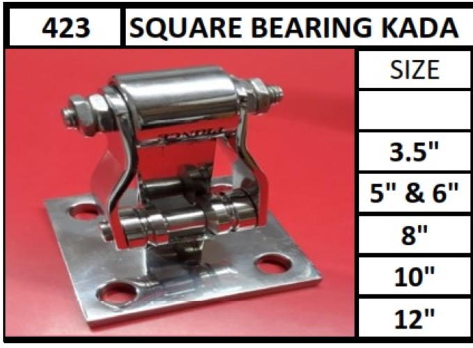 423 Antique Square Bearing Kada