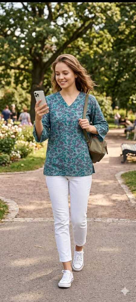 Cotton Short Kurtis