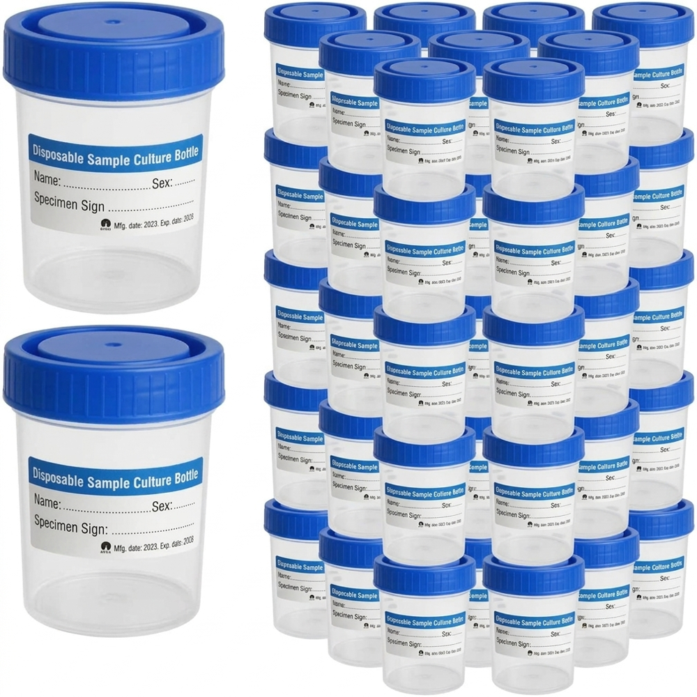 20 Ml Urine Container - Color: White