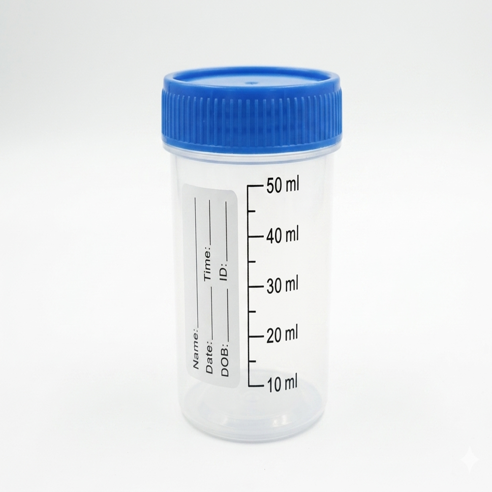 Urine Container - Color: White