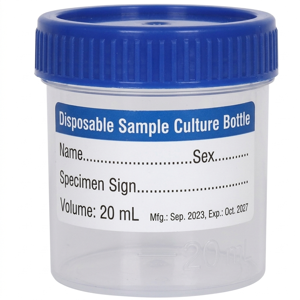 Urine Container - Color: White