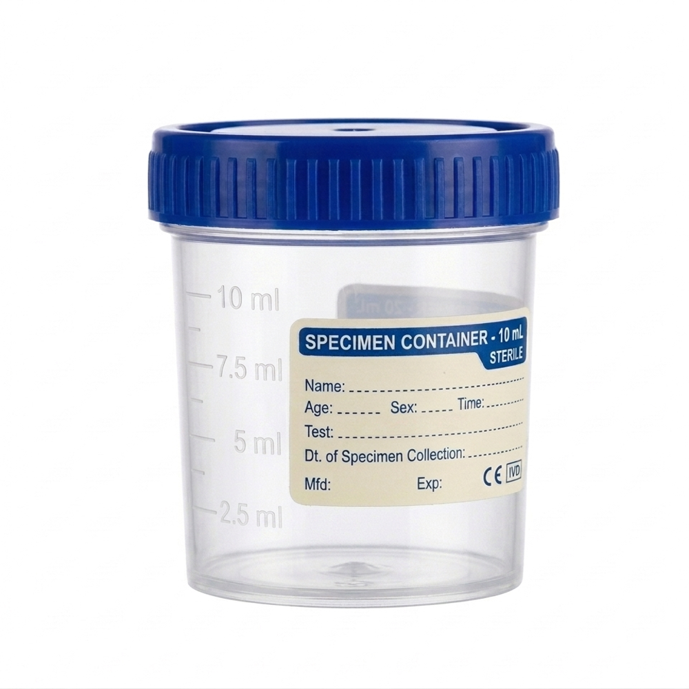 Urine Container - Color: White