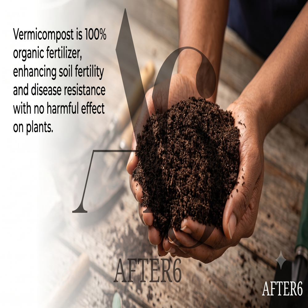 High-Yield Vermicompost | Natural Soil Conditioner & Organic Fertilizer (Bulk Export)