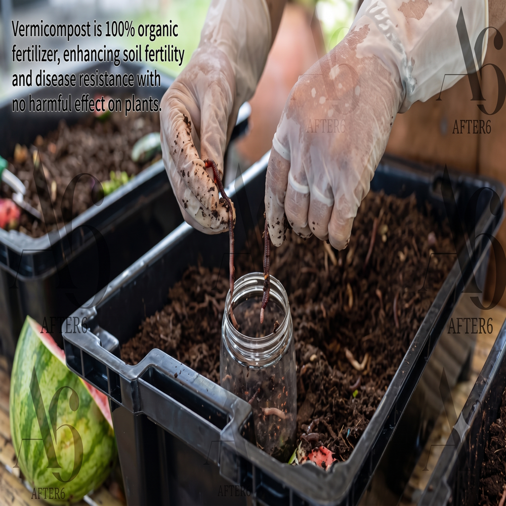 High-Yield Vermicompost | Natural Soil Conditioner & Organic Fertilizer (Bulk Export)