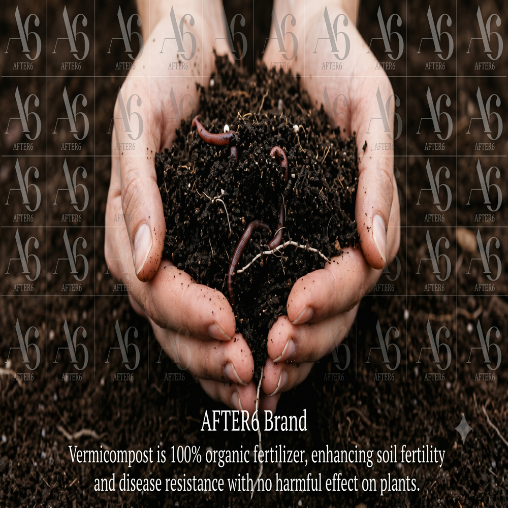 High-Yield Vermicompost | Natural Soil Conditioner & Organic Fertilizer (Bulk Export)