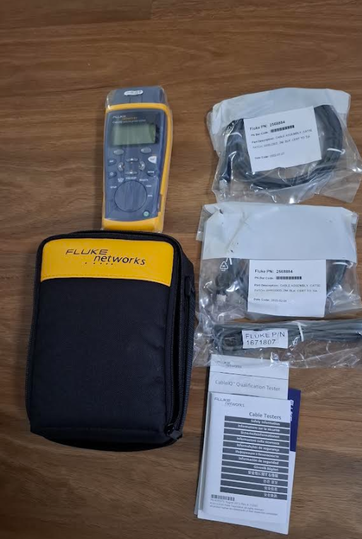 Fluke Networks Cableiq Ciq-100 Network Cable Tester - Excellent Condition - Automation Grade: Semi-Automatic