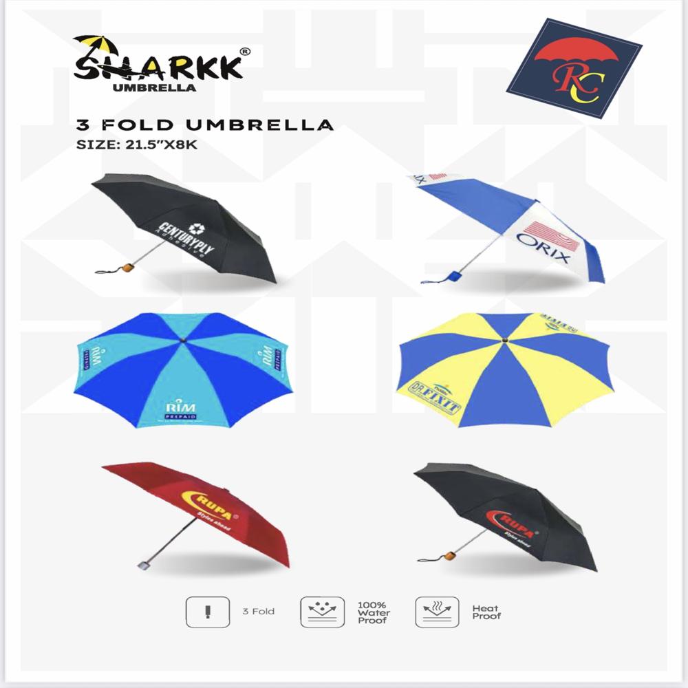 Corporate 3 Fold Umbrella