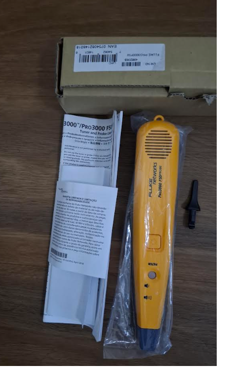 Fluke Networks Pro3000f50 Filtered Probe Cable Tracer & Tone Generator - Color: Yellow