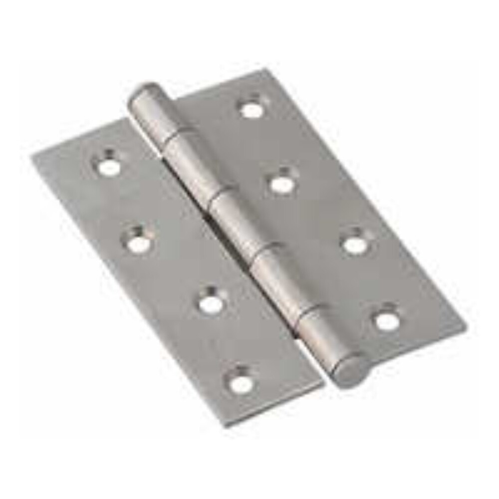 Ss Door Hinges - Stainless Steel, 5 Inch, Silver | Rust Proof, Screw-in Installation For Durable Door Applications