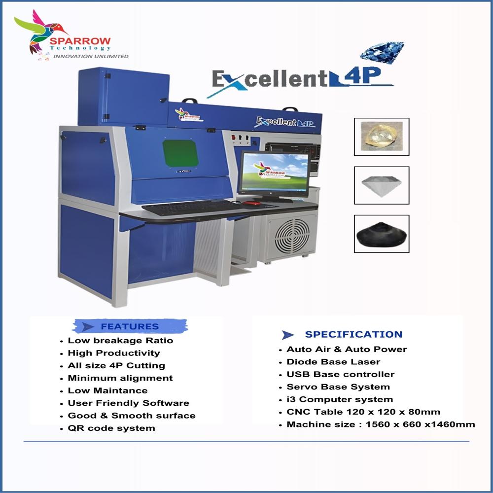 Diamond 4p Cutting Machine
