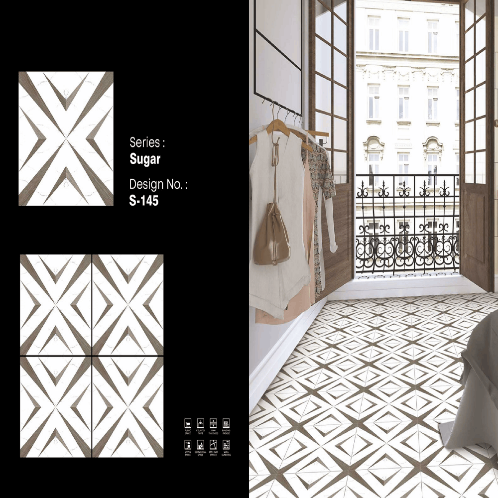 600X600Mm Porcelain Floor Tiles - Color: Grey