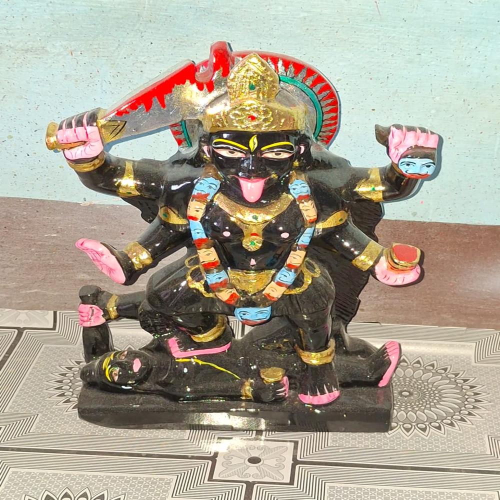 Black Marble Kali Mata Statue