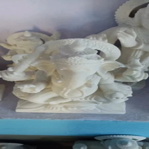12 Inch Marble Ganesh Statues