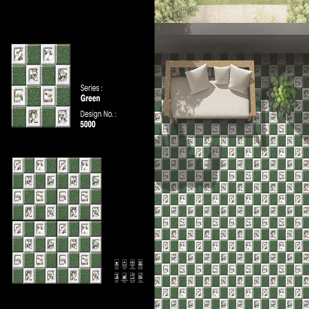 Glazed Porcelain Tiles - Color: Yellow
