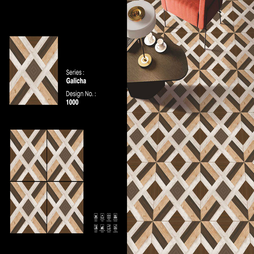 Matt Porcelain Tiles - Color: Brown
