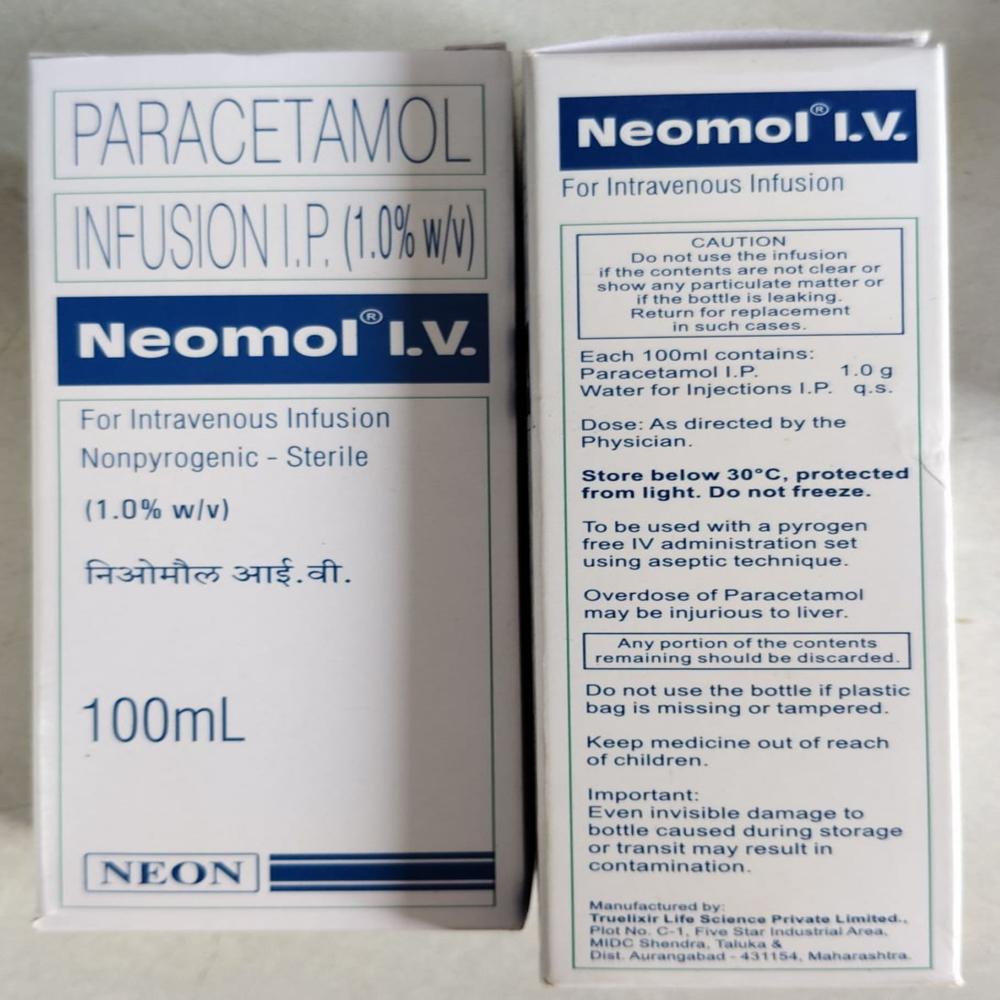 100ml Neomol Infusion - Drug Type: Injection