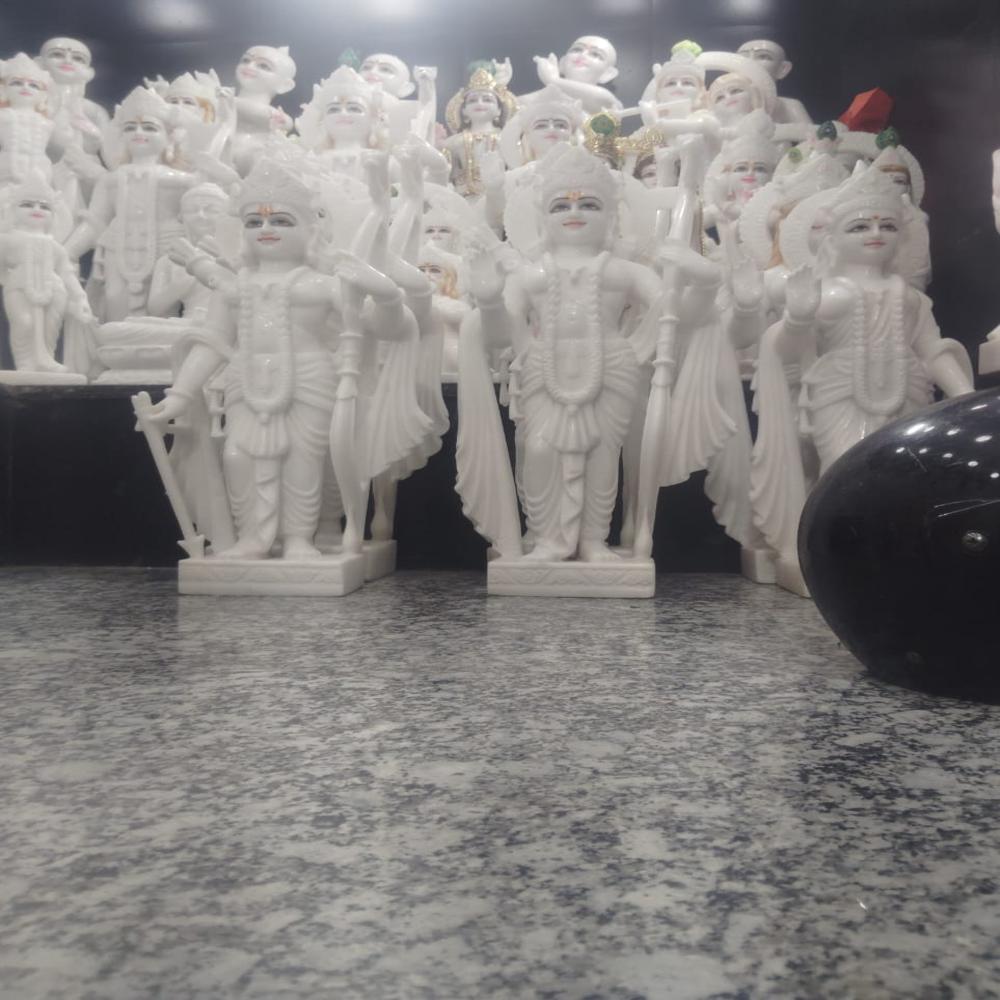 Marble ram darbar statue
