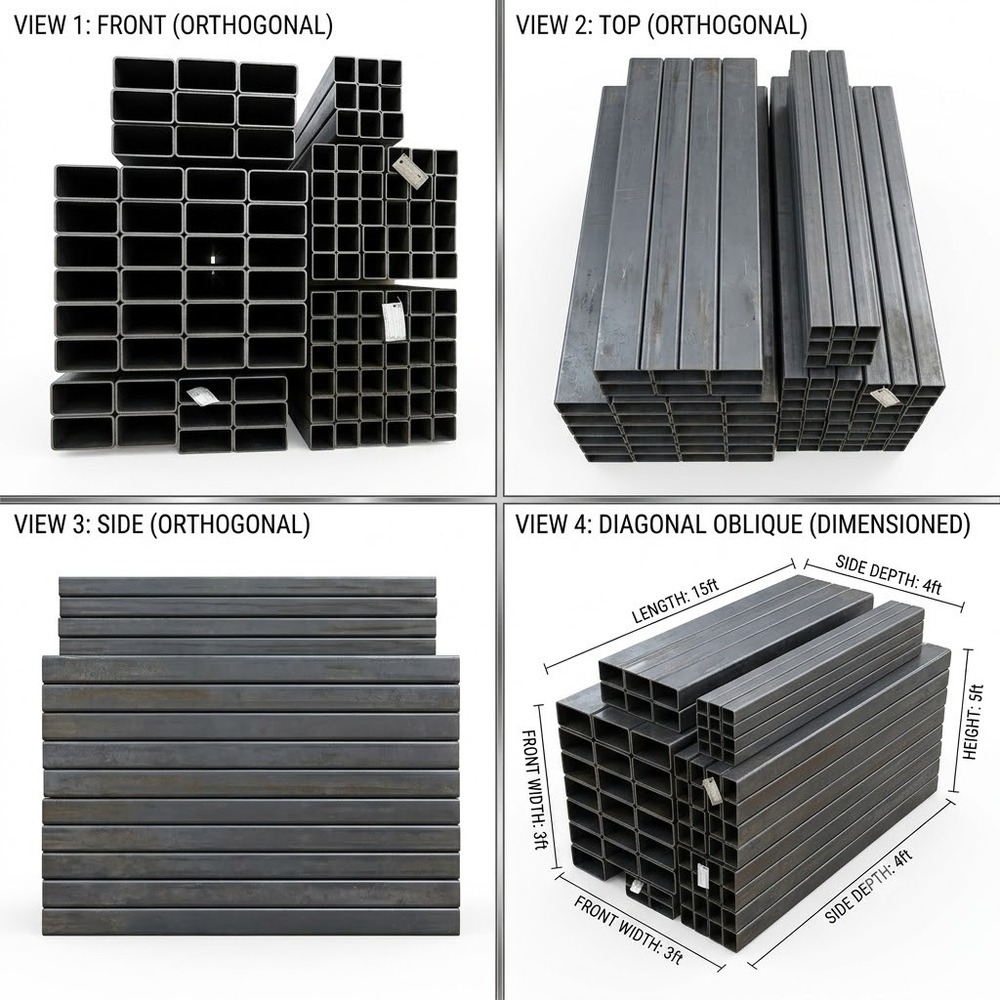 Mild Steel ERW Rectangular Tube