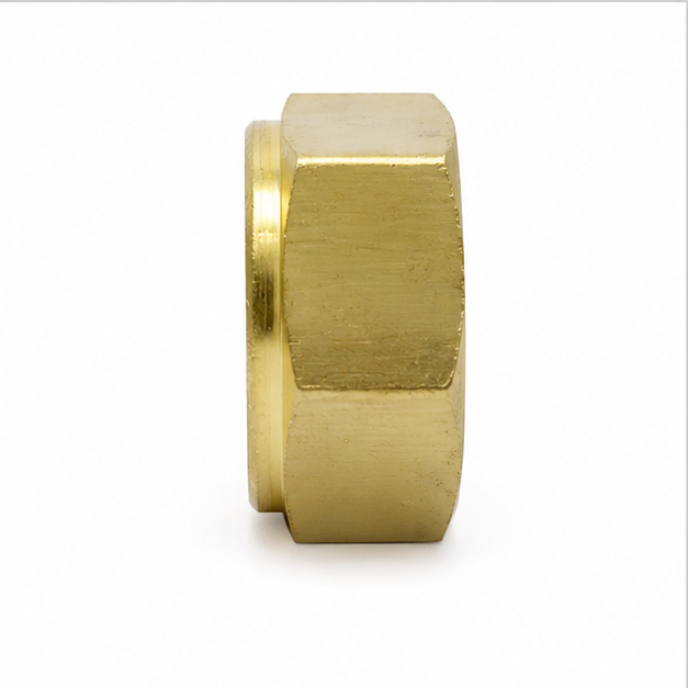 Brass 1-2 Hex Nut