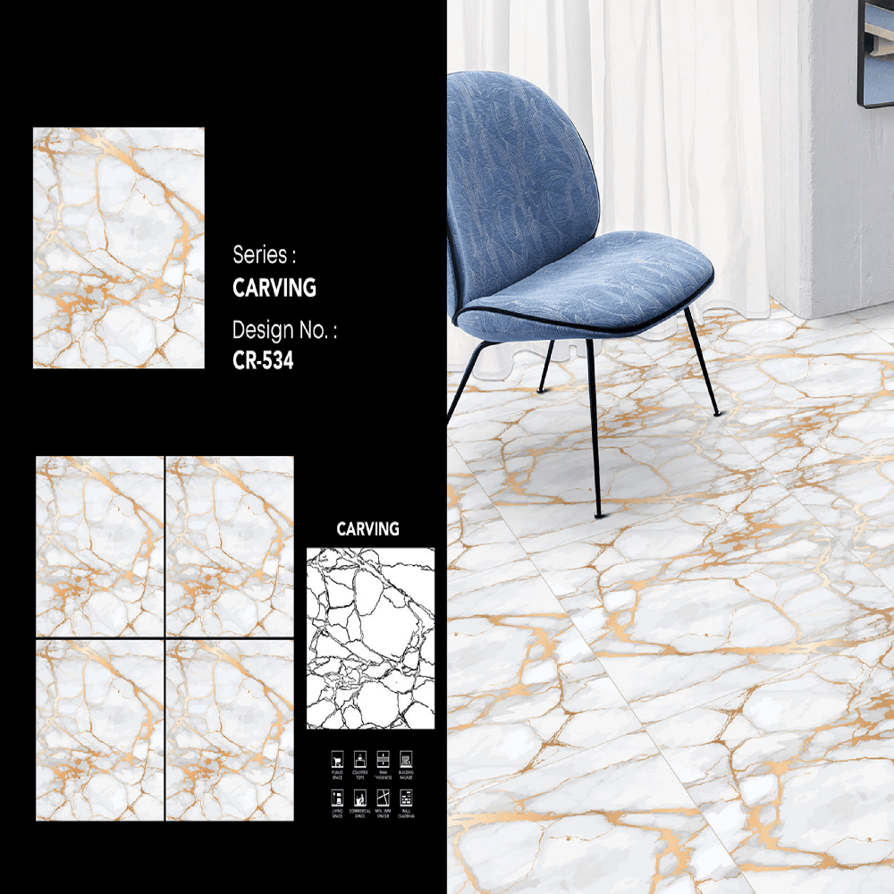 Interior Porcelian Tiles - Grade: Premium