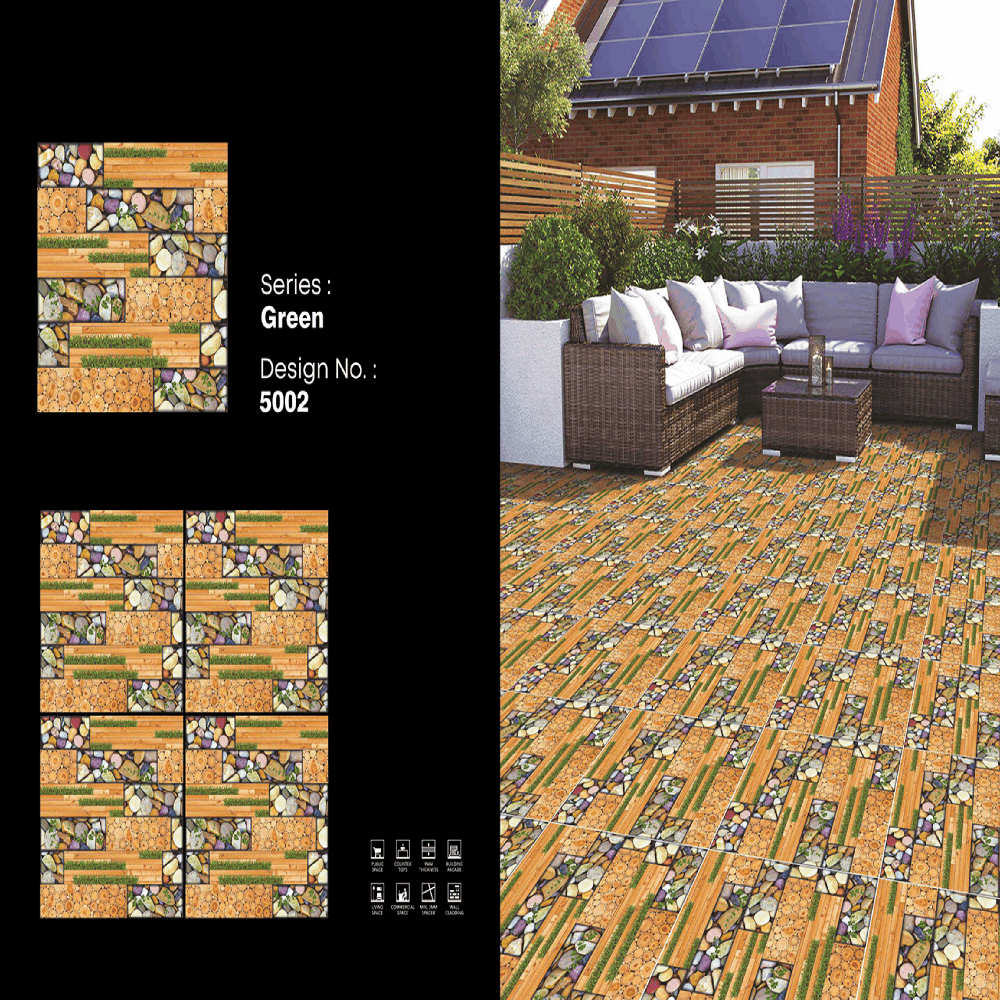 Outdoor Porcelain Tiles - Color: Yellow
