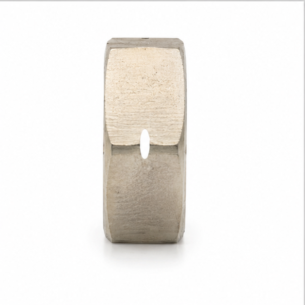 Brass Plain Finish Hex Nut