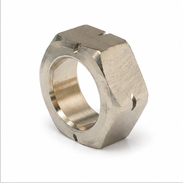 Brass Plain Finish Hex Nut