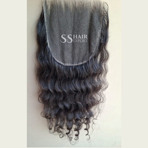 5x5 Curly Closure Sew In Side Part HD Lace | Free Part | Indian Black Virgin Human Hair Extension