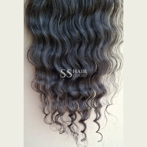 5x5 Curly Closure Sew In Side Part HD Lace | Free Part | Indian Black Virgin Human Hair Extension