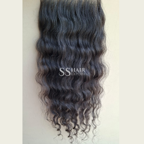 5x5 Curly Closure Sew In Side Part HD Lace | Free Part | Indian Black Virgin Human Hair Extension
