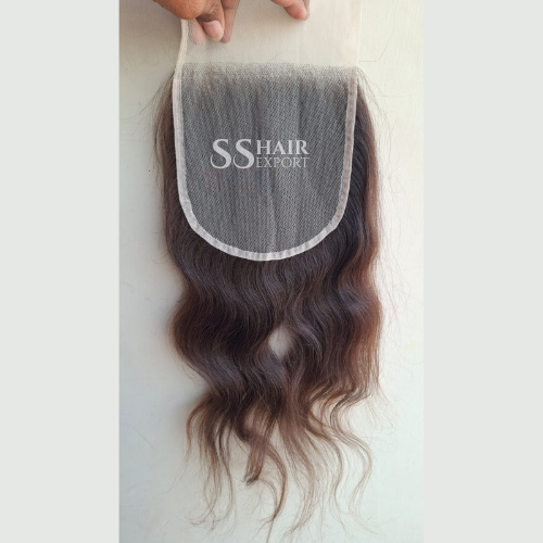 Brown 5x5 Closure Sew in Side Part Free Part | HD Lace Indian Virgin Human hair