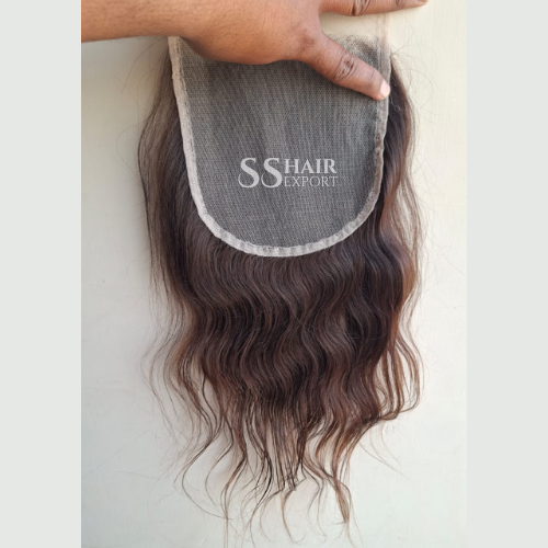 Brown 5x5 Closure Sew in Side Part Free Part | HD Lace Indian Virgin Human hair