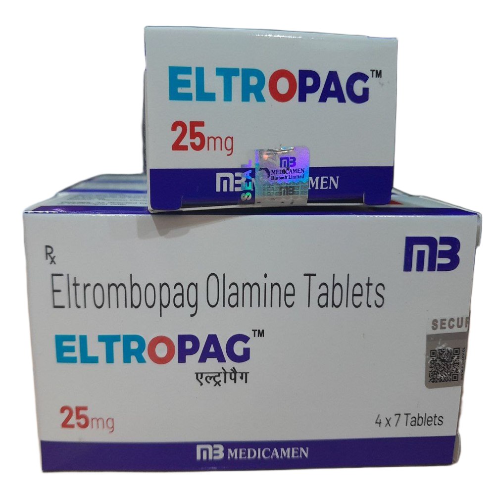 Eltropag 25mg - Eltrombopag Olamine Tablets