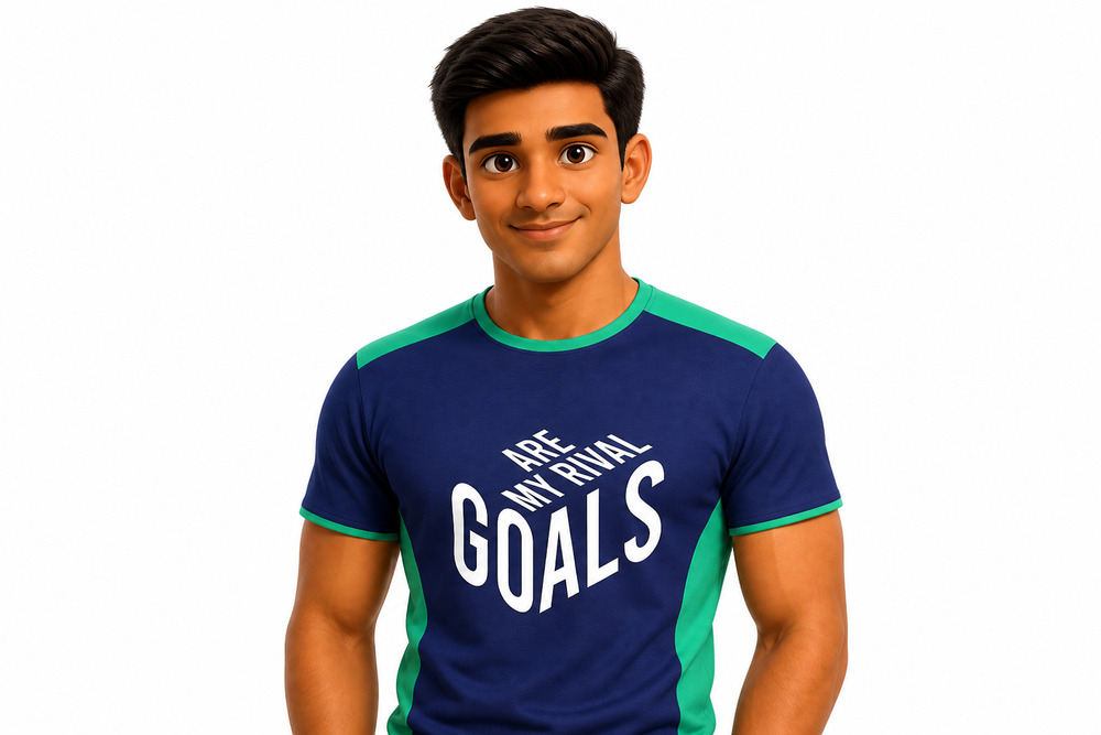 Navy Mint Mens T-Shirt