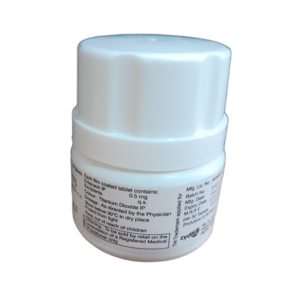 Entehep 0.5mg - Entecavir Tablets - Origin: India