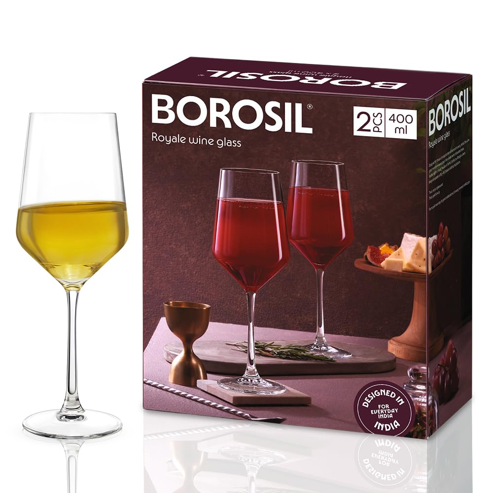Borosil 400ml x 2pc Royale Glass Set